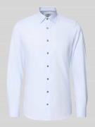 OLYMP Level Five Slim Fit Businesshemd aus Baumwoll-Mix mit Kentkragen...