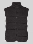 Polo Ralph Lauren Regular Fit Steppweste aus reinen Baumwolle in Anthr...