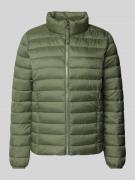 s.Oliver RED LABEL Steppjacke mit Stehkragen in Khaki, Größe 38