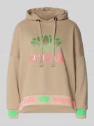 miss goodlife Oversized Hoodie mit Strasssteinbesatz Modell 'Namaste' ...