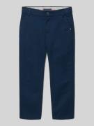 Tommy Hilfiger Kids Regular Fit Chino aus Baumwoll-Mix in Marine, Größ...