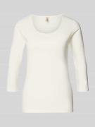 Soyaconcept Longsleeve mit 3/4-Ärmel Modell 'Pylle' in Offwhite, Größe...