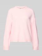 Only Relaxed Fit Strickpullover mit Crew Neck Modell 'SIMONI' in Rosa,...