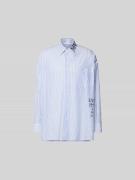 MM6 Maison Margiela Relaxed Fit Freizeithemd mit Brusttasche in Weiss,...