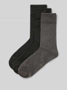 s.Oliver RED LABEL Socken aus Baumwoll-Mix im 3er-Pack in Dunkelgrau, ...