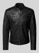 MAURITIUS Jacke aus Lammleder Modell 'Derry' in Black, Größe XXXL