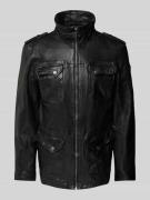 MAURITIUS Jacke aus Schafleder Modell 'Daxter' in Black, Größe M