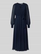 Christian Berg Cocktail Regular Fit Midikleid mit Taillenband in Marin...