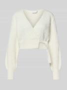 Jake*s Cocktail Bolero in Kunstfell-Optik in Ecru, Größe 32