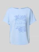 Christian Berg Woman T-Shirt mit Rundhalsausschnitt in Bleu, Größe S