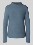 Marc O'Polo Regular Fit Strickpullover aus reiner Baumwolle in Rauchbl...