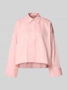 OPUS Hemdbluse mit verdeckter Knopfleiste Modell 'Fundra' in Rosa, Grö...