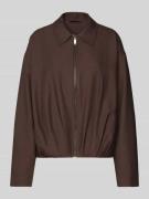 OPUS Blazer mit Reißverschluss Modell 'Jelani' in Dunkelbraun, Größe 3...