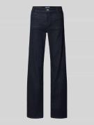 Cambio Wide Fit Jeans mit Eingrifftaschen Modell 'Tess' in Dunkelblau,...