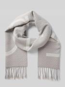 CK Calvin Klein Schal aus Woll-Mix in Mittelgrau, Größe 1
