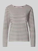 Fynch-Hatton Regular Fit Longsleeve aus Viskose-Mix in Hellrosa, Größe...