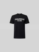 Dsquared2 Cool Fit T-Shirt aus reiner Baumwolle in Black, Größe L