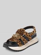 Liu Jo Sandalette mit Label-Applikation und Plateausohle in Sand, Größ...