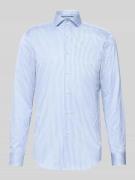 BOSS Slim Fit Businesshemd aus reiner Baumwolle Modell 'HANK' in Blau,...