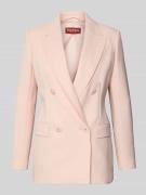 Max Mara Studio Regular Fit Longblazer aus reiner Schurwolle in Hellro...