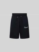 Dsquared2 Sweatshorts aus reiner Baumwolle in Black, Größe L