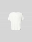 MM6 Maison Margiela Relaxed Fit T-Shirt mit Logo-Detail in Weiss, Größ...