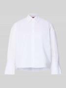 HUGO Regular Fit Hemdbluse aus Baumwoll-Mix Modell 'EGGY' in Weiss, Gr...