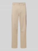 Casual Friday Tapered Fit Chino mit Gesäßtaschen in Beige, Größe 31/32