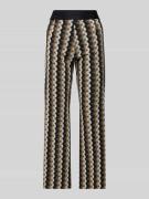 Cambio Stoffhose in verkürzter Passform Modell 'FAITH' in Schoko, Größ...