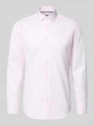 Jake*s Regular Fit Business Hemd aus Baumwolle mit Kentkragen in Hellr...