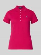 Polo Ralph Lauren Slim Fit Poloshirt aus Baumwoll-Mix in Pink, Größe L