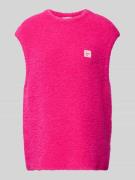 American Vintage Loose Fit Pullunder Woll-Anteil Modell 'ZOLLY' in Pin...