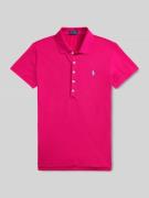 Polo Ralph Lauren Slim Fit Poloshirt aus Baumwoll-Mix in Pink, Größe L