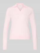 Christian Berg Woman Regular Fit Longsleeve aus Viskose-Mix mit Polo-K...