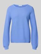 Christian Berg Woman Regular Fit Pullover mit Strukturmuster in Blau, ...