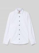 G.O.L. Hemd mit Knopfleiste in Weiss, Größe 146
