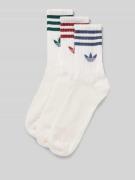 adidas Originals Socken mit Logo-Detail Modell 'Crew' Im 3er Pack in W...