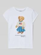 Polo Ralph Lauren Teens Regular Fit T-Shirt mit Polo Bear Motiv in Wei...