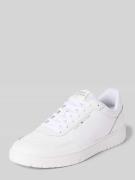 Tommy Hilfiger Low Top Sneaker aus Leder-Mix in Weiss, Größe 40