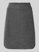 Christian Berg Woman Knielanger Rock mit breitem Bund in Anthrazit, Gr...