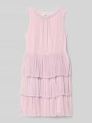 s.Oliver RED LABEL Tailliertes Freizeitkleid im Layer-Look in Rosa, Gr...