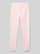 s.Oliver RED LABEL Regular Fit Leggings aus Baumwoll-Mix in Hellrosa, ...