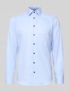 Christian Berg Men Regular Fit Business Hemd aus Baumwolle mit Kentkra...