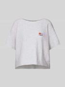 American Vintage Sweatshirt mit Label-Detail Modell 'ATUBAY' in Hellgr...