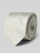 Gierremilano Seidenkrawatte aus reiner Seide mit Allover-Stitching (7,...