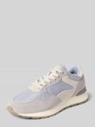 HOFF Sneaker aus Leder-Mix mit Logo-Detail Modell 'City' in Hellblau, ...