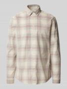 Lindbergh Freizeithemd mit Button-Down-Kragen in Sand, Größe S