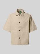 ANNARR Hemdjacke mit Knopfleiste Modell 'HARKI' in Sand, Größe L