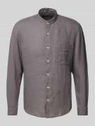 Marc O'Polo Regular Fit Freizeithemd aus reinem Leinen in Graphit, Grö...