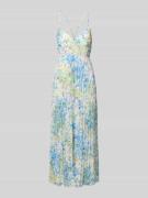 Jake*s Cocktail Cocktailkleid mit Plisseefalten in Blau Melange, Größe...